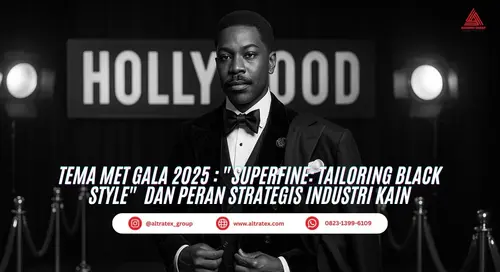 Tema Met Gala 2025: “Superfine: Tailoring Black Style” dan Peran Strategis Industri Kain