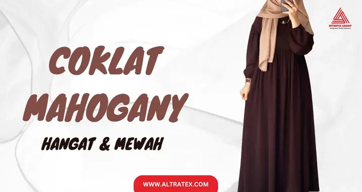 Coklat Mahogany: Warna Gamis Viral di TikTok untuk Lebaran 2025, Bikin Tampil Mewah & Elegan!