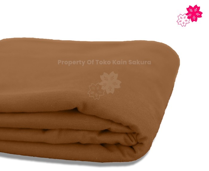 Cotton Combed 30s - Almond Brown