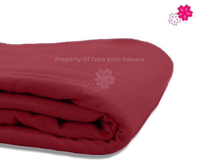 Cotton Combed 30s - Blush Red