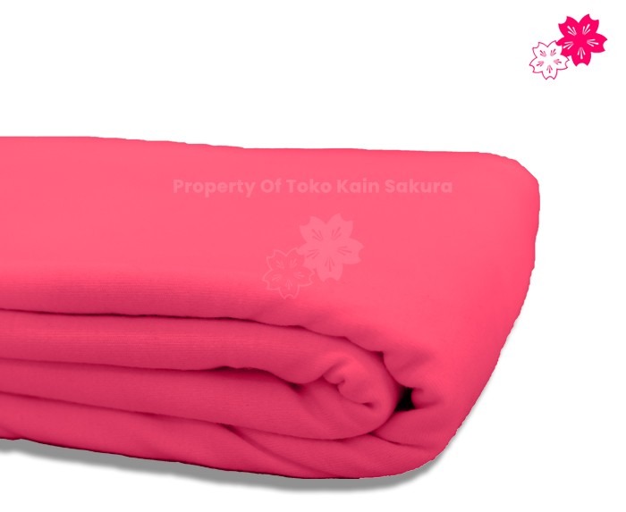 Cotton Combed 24s - Bubblegum Pink