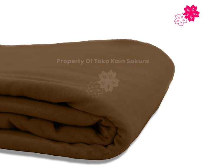 Cotton Combed 24s - Coklat Milo