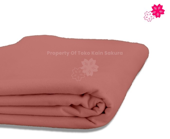 Cotton Combed 24s - Dusty Peach