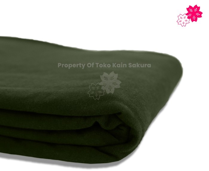 Cotton Combed 20s - Hijau TNI