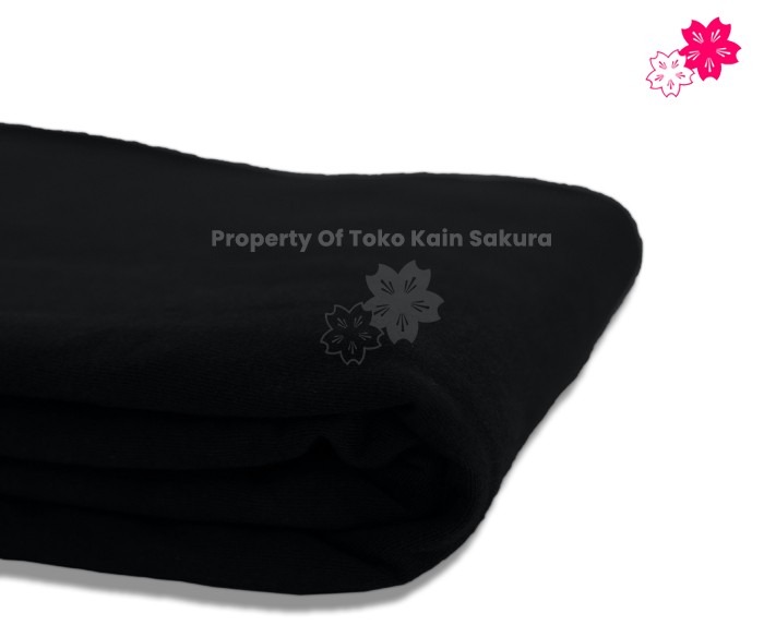 Cotton Combed 20s - Jet Black