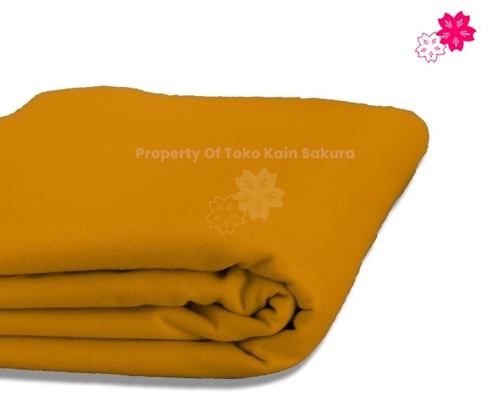 Cotton Combed 20s - Kuning Mas