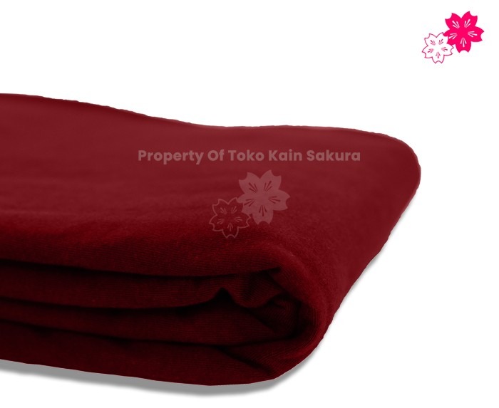 Cotton Combed 30s - Maroon
