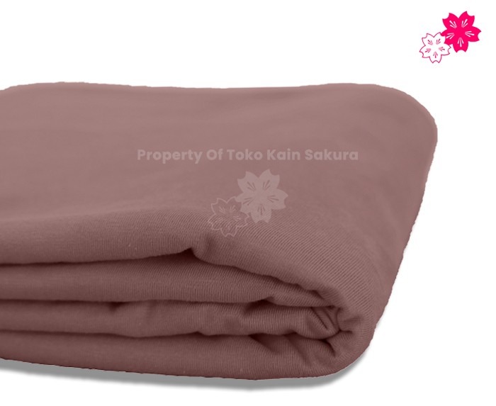 Cotton Combed 30s - Pale Mauve